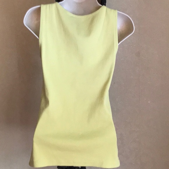 Caslon Front Beaded Lime Tank.   NWOT - Picture 4 of 5